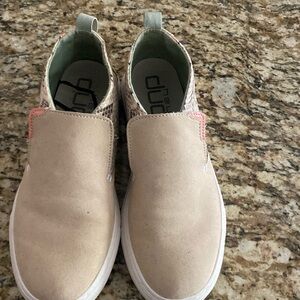 Hey Dude slip ons. Worn 5 minutes.